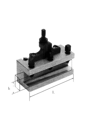 cartella porta utensili a sede piana fervi T00A/D per torretta tipo multifix t00a Occasione Imperdibile