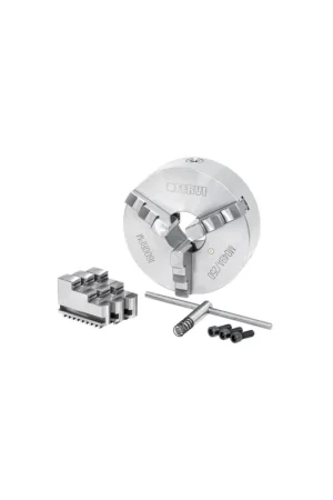 Spedizione Gratuita mandrino autoserrante per tornio fervi M049A/250 di precisione - 3+3 griffe - ø 250 mm - ghisa