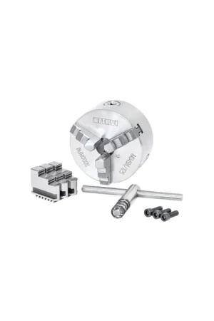 Acquista Ora mandrino autoserrante per tornio fervi M049A/125 di precisione - 3+3 griffe - ø 125 mm - ghisa