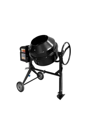 Super Prezzo betoniera elettrica a bicchiere sogi BEM-200 - capacità 200 l - motore 900 w - per calcestruzzo, malta e intonaco - nera