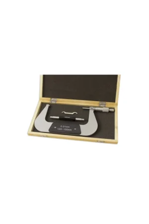 Sconto micrometro centesimale per esterni sogi MIC-125-150 con frizione - 125÷150 mm - terminali cromati