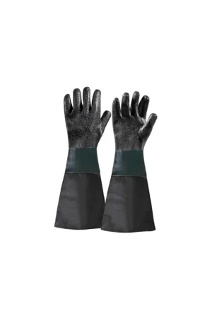 coppia di guanti di ricambio fervi 0575/29 per sabbiatrice 0575 - 0878 - 0687 Offerta Del Giorno