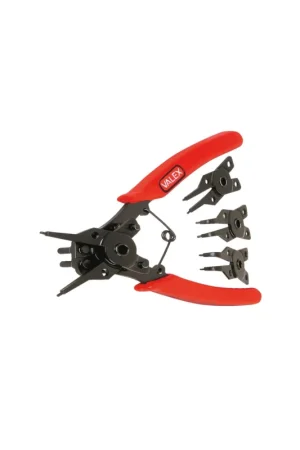 Ultima Occasione pinza per anelli elastici con 4 teste intercambiabili valex 1462626