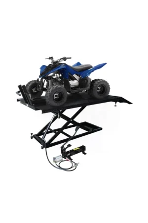 ponte sollevatore idraulico sogi SL-150 per moto, quad - portata 650 kg - due pedane - rampa di accesso Spedizione Espresso