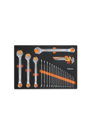 Prezzo Di Fabbrica assortimento di 30 utensili beta mm11 - chiavi combinate - vassoio morbido in eva
