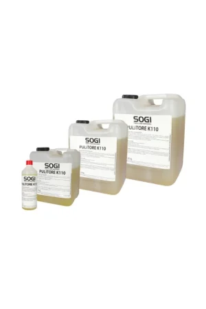 liquido sgrassante detergente ultraconcentrato k110 per vasca pulitrice sogi formato 1 l, 5 kg, 10 kg o 25 kg1 l Promozione Esclusiva