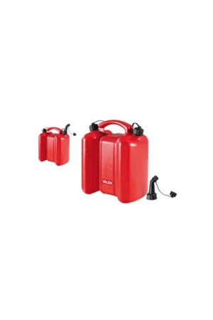 Popolare tanica benzina e olio doppio 6+3 litri valex 1959861 con travasatore rigido