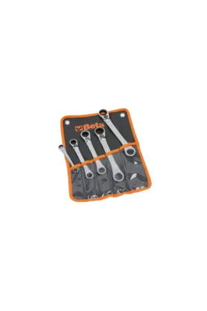 Offerta serie di 5 chiavi poligonali doppie piegate a cricchetto reversibile beta 195/b5