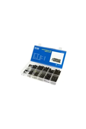 Reso Gratuito assortimento set serie di 450 grani piatti acciaio da m3 a m10 sogi AS-450-GRN