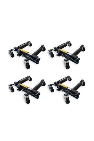 Pagamento Sicuro carrelli per spostare auto sogi PO-02_2 - set da 4 pezzi