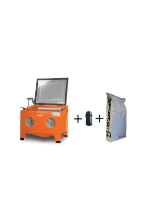 Scelto Dai Clienti kit-ssk1 sabbiatrice da banco unicraft + ugello + sacco 25 kg microsfere vetro
