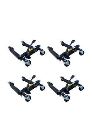 carrelli sposta auto posizionatore sotto auto sogi PO-04_2 -650 kg - set da 4 pezzi Affare