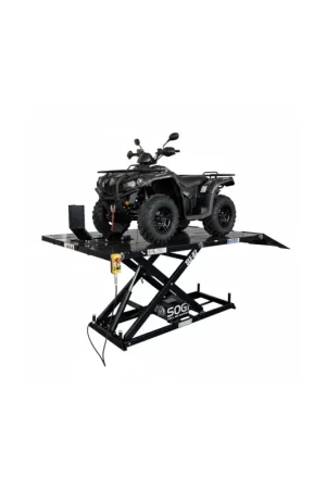 Compra Online ponte sollevatore elettroidraulico sogi SLE-02 per moto, trike, quad - da 680 kg - due pedane laterali - tre rampe