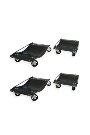 Reso Gratuito carrelli per spostare auto sogi PO-03_1 - set da 2 coppie (4pz)