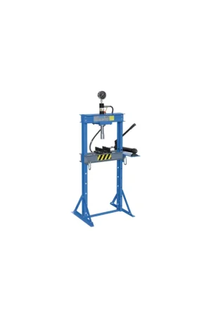 pressa idraulica manuale fervi P001/12 per officina con pistone mobile - 12 ton Economico