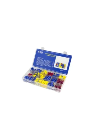 assortimento set serie di 360 terminali capicorda morsetto fili elettrici sogi AS-360-TER Prezzo Basso