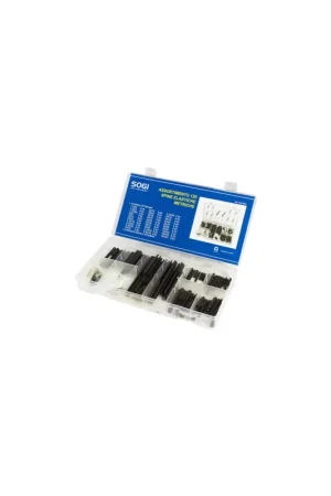 assortimento set serie di 120 spine elastiche metriche sogi AS-120-SEL Prezzo Ridotto