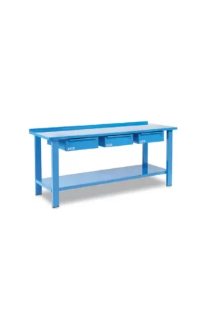 Direttamente Dal Produttore banco da lavoro omcn 1004 - 2000 x 700 x 850 h cm - 3 cassetti - piano in acciaio - portata 400 kg