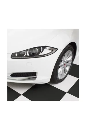 Affare kit da 400 piastrelle 100 mq sogi PAV-02-NE_6 in pvc per officina, garage, autosalone - colore nero