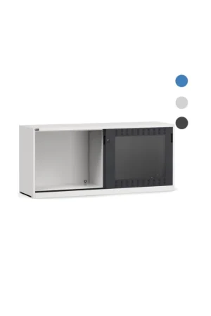 armadio con ante scorrevoli fessurate in pc fami perfom faa2420c 2040x600x915 h mm - vari colorigrigio ral 7035+7016 A Buon Prezzo