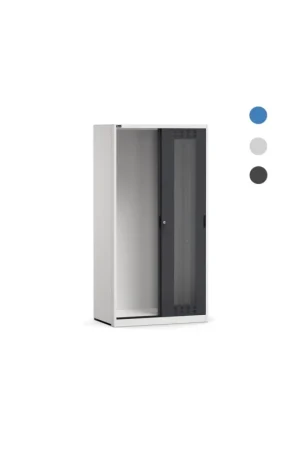 armadio con ante scorrevoli fessurate in pc fami perfom faa2510c 1020x600x2000 h mm - vari colorigrigio ral 7035+7016 Subito Disponibile