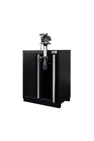 armadietto con morsa sogi ARR-M-MORSA per arredo officina - braccio estraibile - porta a scomparsa - 680x460x865 mm Offerta Speciale