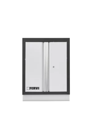 armadio officina fervi A007/03 a 2 ante con 1 piano interno - arredo modulare - 680 x 458 x 910 h mm Nuova Collezione
