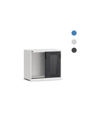 armadietto ante scorrevoli fessurate in pc fami perfom faa2410c 1020x600x915 h mm - vari colorigrigio ral 7035+7016 Solo Oggi