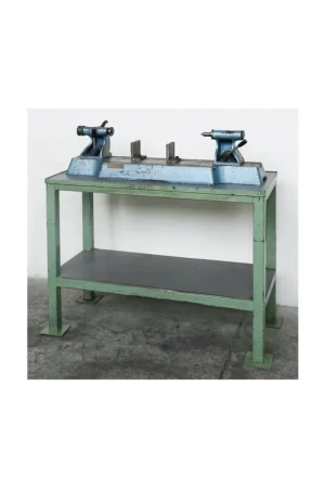 banco di controllo concentricità tolleranze a due punte distanza 600 mm con basamento usato Compra Adesso