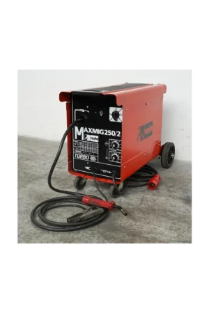 Solo Oggi saldatrice a filo continuo usata mig mag telwin MIXMAG 250/2 TURBO con torcia e cavo di massa 240a