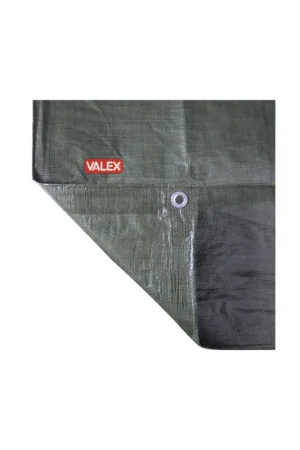 telo impermeabile con occhielli valex 1454281 in polietilene - 90 g/m² - 8x10 m Offerta Del Giorno