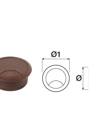 Bocchetta passacavi D.60 marrone 07.0012E06042 Spedito Oggi