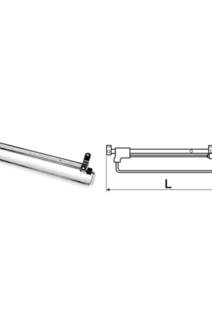 Spedizione Espresso Portacravatte 250mm nichelato 13.0111025008
