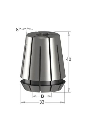 Compra Adesso PINZA ELASTICA DIN6499 ER-32 (33x40mm) D=16mm (5/8in)