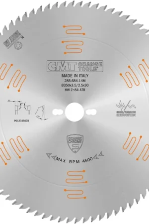 Ultime Pezzi LAMA CIRCOLARE DENTE ALTERNATO MDF HW D=350x3.5/2.5x30 Z84 10ATB