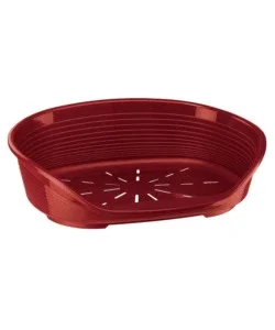Acquista Ora Cuccia da interno per cani e gatti "siesta deluxe 6" bordeaux, 70,5x52x23,5 cm - ferplast
