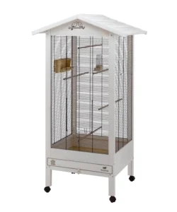Voliera per uccelli hemmy beige, 84,5x65,5x165 cm - ferplast. Ultimissimo Modello