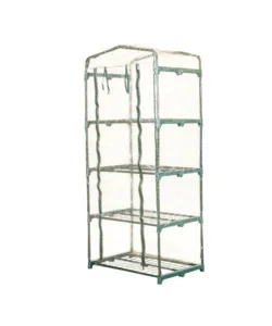 Affare Serra da esterno "nadia" con 4 ripiani e telo in pvc 69x49x160 cm