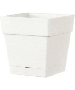 Vaso da giardino "casetta save" bianco, 17 cm Ultime Pezzi