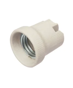 Acquista Ora Poly pool - portalampada e27 in porcellana 500 v~ bianco