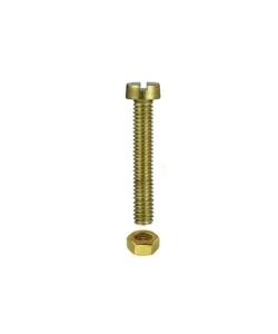 Viti per metallo testa cilindrica ottone m4 x 30 - 8 pz. Occasione