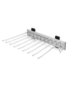 Ultime Pezzi Porta pantaloni acciaio e plastica cromato, montaggio a destra