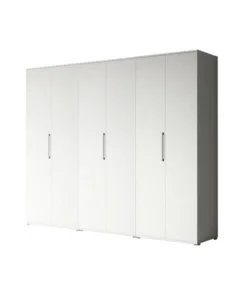 Affare Armadio 6 ante battenti bianco 240x52x207 cm