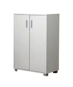 Armadio multifunzione 2 ante battenti bellahome effetto venato bianco 60x35x90 cm Offerta