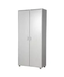 Armadio 2 ante battenti bellahome effetto venato bianco 78x35x170 cm Solo Oggi