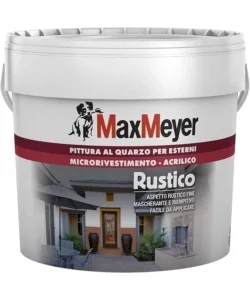 Pittura murale al quarzo max meyer "quarzo rustico" bianco 2,5 lt Affare