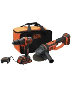 Direttamente Dal Produttore Kit trapano avvitatore e smerigliatrice black & decker con batterie al litio.