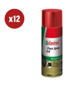 12 pezzi olio castrol chain spray o r 0,4lt Pagamento Sicuro