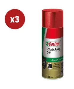 3 pezziolio castrol chain spray o r 0,4lt Non Perdere