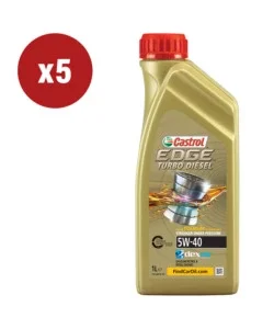 5 pezzi olio castrol edge td 5w-40 q3 titanium 1l Prezzo Basso